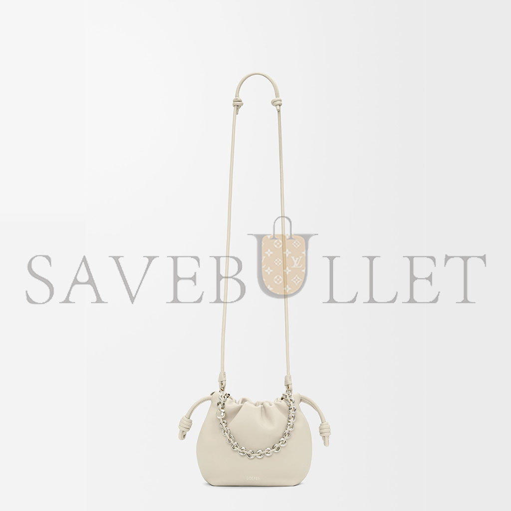 LOEWE MINI FLAMENCO PURSE BAG IN MELLOW NAPPA LAMBSKIN 0011091733 (23*17*5.5cm)